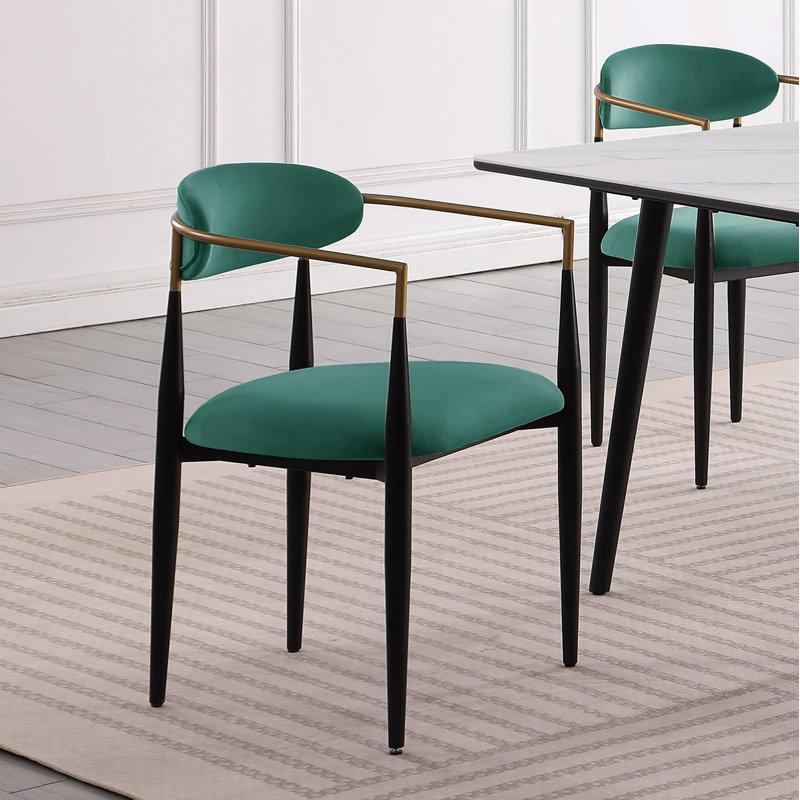 Ensemble de chaises rembourrées 2 pièces, Green