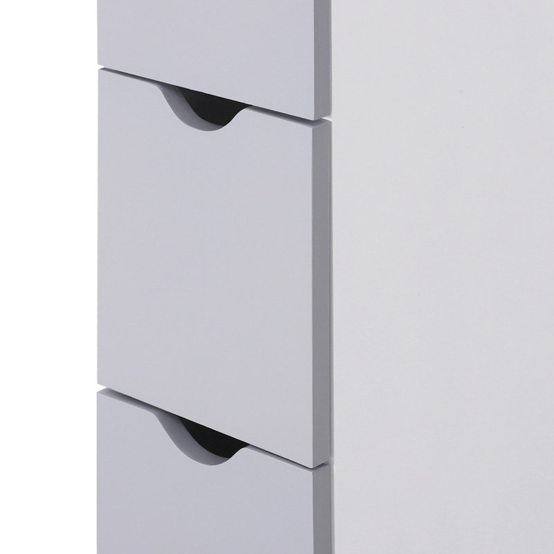 Bathroom Cabinet, White/Light Gray