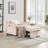 Mamedov Three-In-One Upholstered Folding Accent Chair-803325249