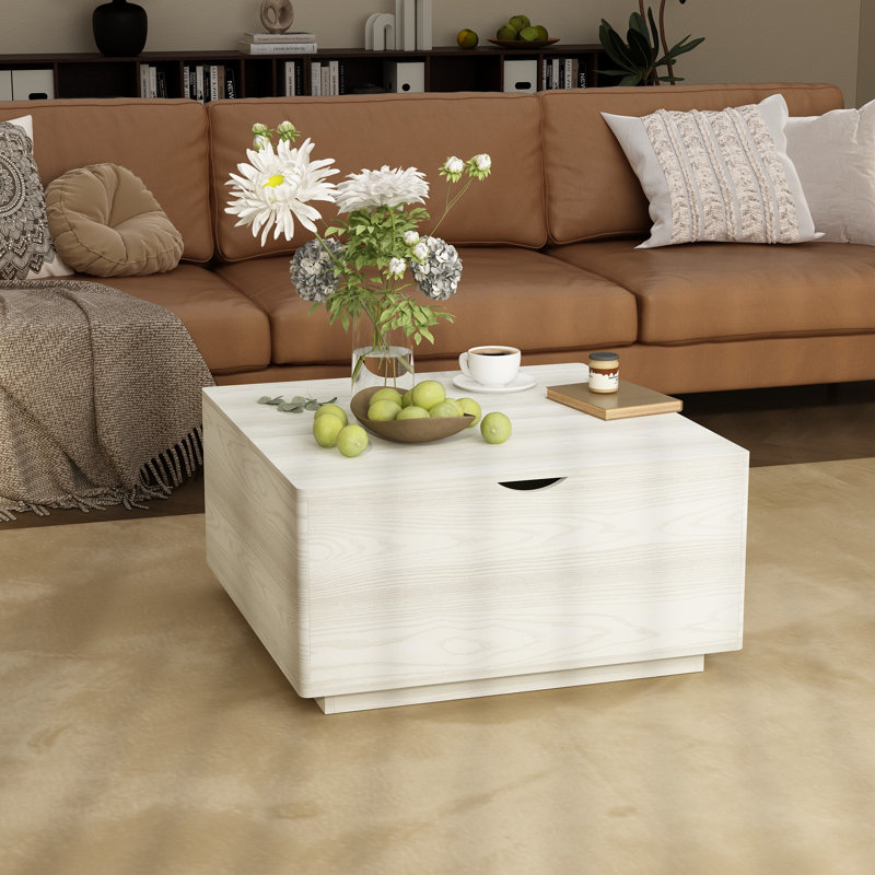 Modern Coffee Table With Dual Opening Mechanism - Stylish And Functional Design For Living Rooms