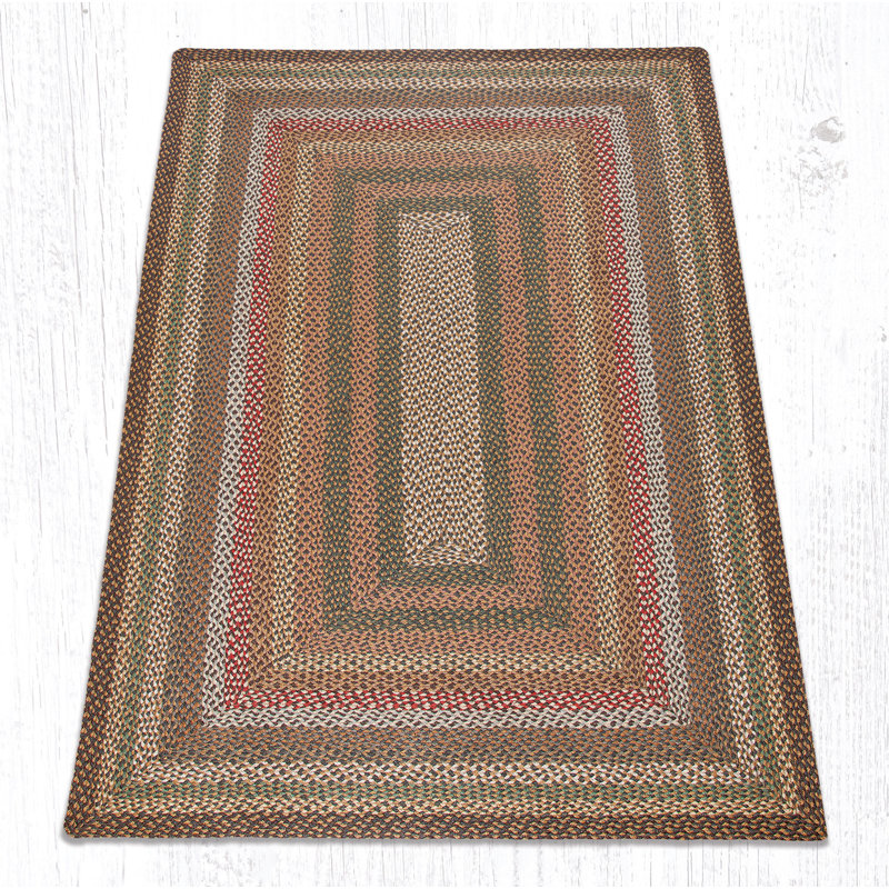  Tapis tressé en jute Fir Tonal, Rectangle 5 pi x 8 pi