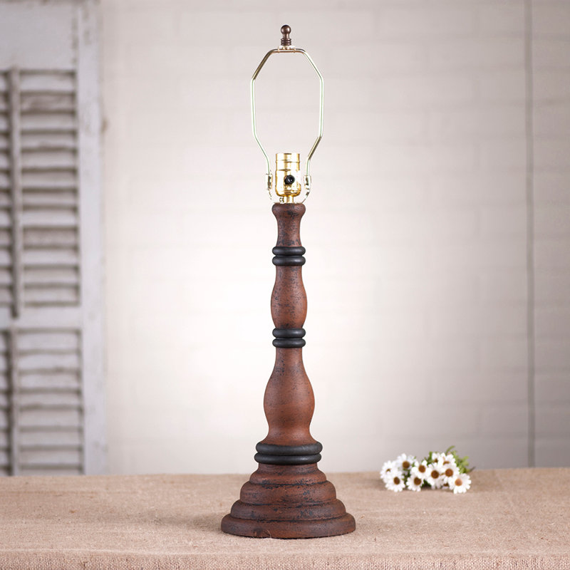 Huff Solid Wood Lamp Base Lamp, Hartford Pumpkin