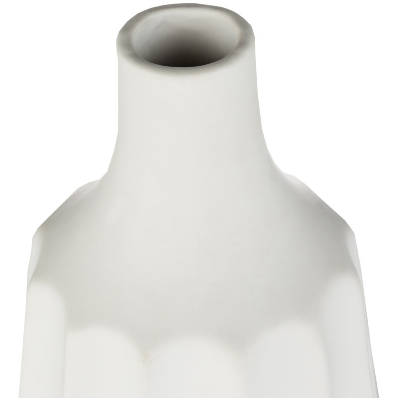Ivory 17'' Ceramic Table Vase, Ivory