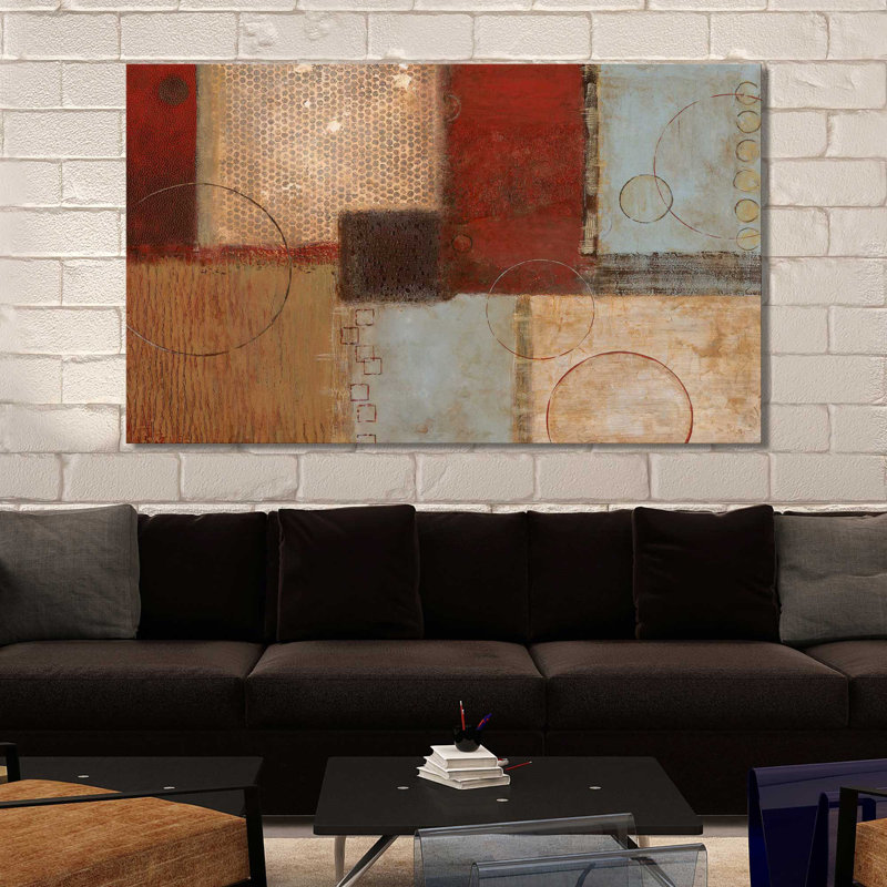 « seasons go round i », reproduction d’art en acrylique sur toile, H 24 po x l 40 po x P 1,5 po