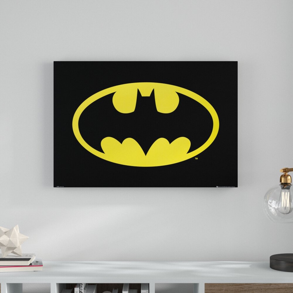 Paneel Batman-Logo, Grafikdruck