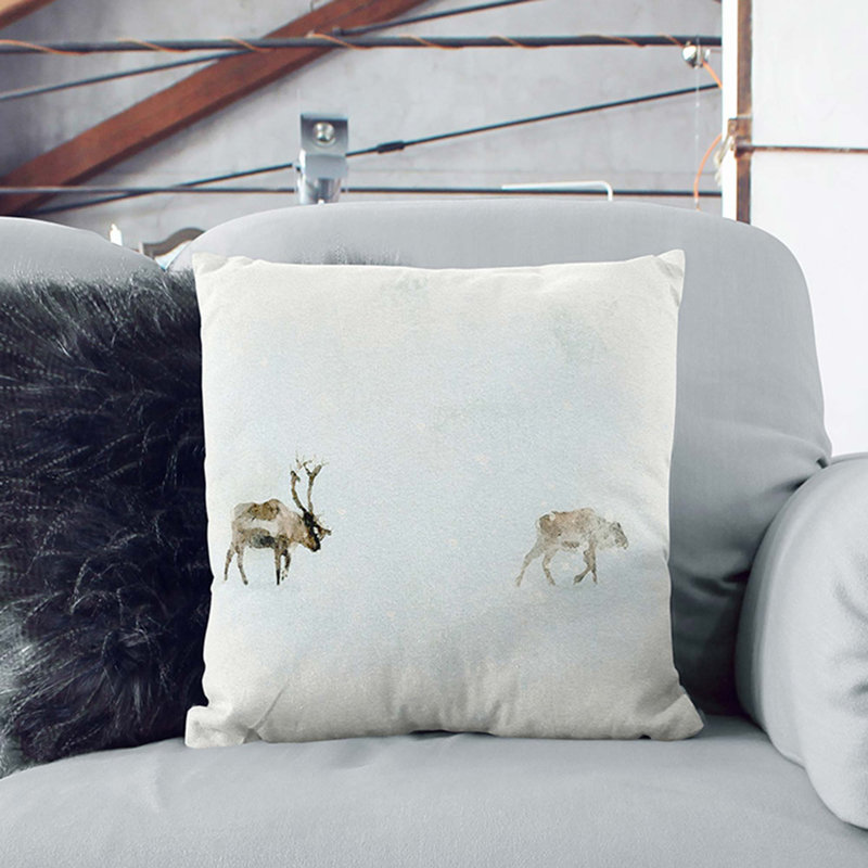 Square Throw Cushion, Black, 40cm H x 40cm W x 15cm D