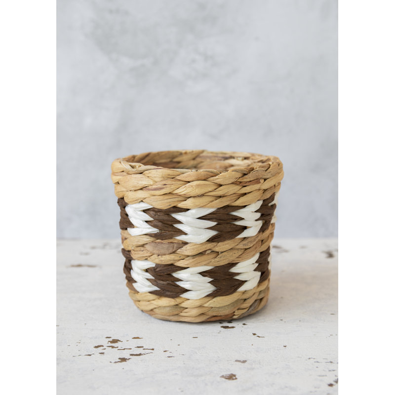 KitchenCraft Water Hyacinth Planter, Striped Design
