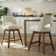Tabouret de bar pivotant en similicuir Bisto-1251283862-1251283861