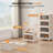 Aarn 4 - Piece Plastic Organizer, Stackable Storage Boxes with Lids Closet Organizer Boxes