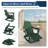 Aunika High Density Polyethylene Multifunctional Folding Adirondack Chair(Set Of 2)-412903610