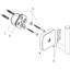 Puravida Wall Mounted Toilet Paper Holder for Spare Roll