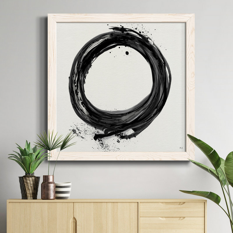 Palmier I - reproduction d'art sur toile encadrée, H 31,5 po x l 31,5 po x P 1,5 po, Cadre blanc