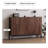 Wabi-Sabi Style Solid Black Walnut Shoe Cabinet-180137941