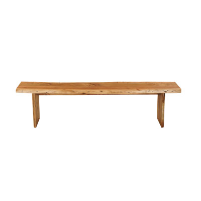 Live Edge Solid Wood Dining Bench