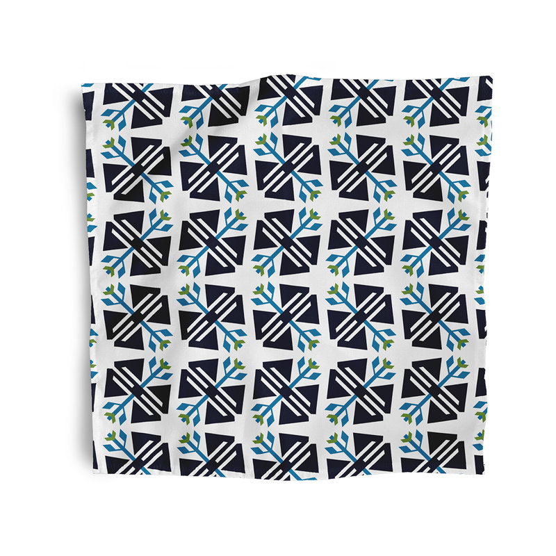 Schmier Jodhpur Ditsy Napkins, Aqua