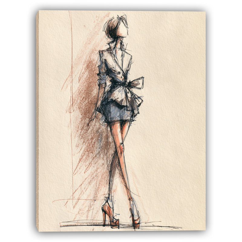 Art moderne sur toile tendue Modern Elegance, H 24 po x l 16 po