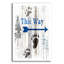 «The Blue Moose - This Way II» par Lightbox Journal, art en verre acrylique-639653505
