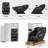 Ultimate Relaxation Full Body Heated Massage Chair Zero Gravity Bluetooth-90727396