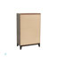Commode en bois massif avec rangement 1 chambre 5 pièces