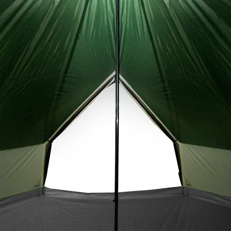 Tente familiale Vidaxl Tipi 10 personnes imperméable, Vert