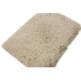 Moroccan Hand Knotted Wool Striped Area Rug
