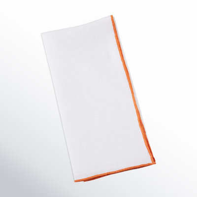 Set of 4 Dartmouth Linen No Pattern Square Napkins