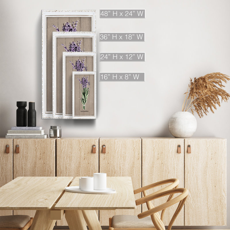 «Lavender» par Olivia Rose - impression sur toile tendue, H 16 po x l 8 po x P 1,5 po