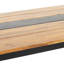 Table de salle à manger en bois et thermolaqué, hauteur de 29,5 po, profondeur de 69 po, largeur de 35 po, lambris classique, table moderne au look exotique avec plateau, design, à porter