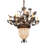 Dylane 2 - Light Steel Dimmable Chandelier