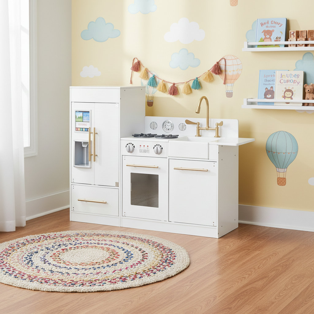 Teamson Kids Little Chef Charlotte Play Kitchen, White