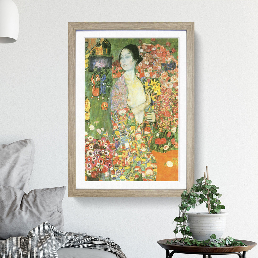 The Dancer by Gustav Klimt - Framed Print