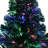 Tabletop Artificial Christmas Tree with Lights in with Gold Base Pot
