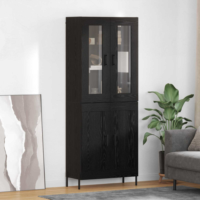 69.5cm Sideboard, Black Oak