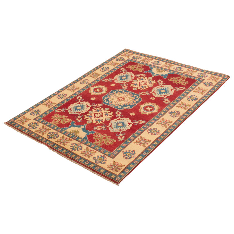 Tapis rouge foncé Finest Ghazni 4 pi 10 po x 6 pi 7 po