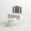 Coiffeuse avec miroir Torrance-1029732856