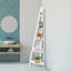 Rone 175cm H x 55cm W Corner Bookcase