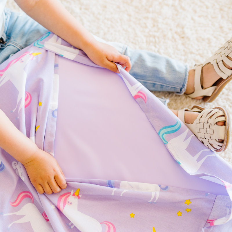Housse pour matelas de sieste en microfibre Wildkin, Licorne