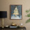 «Christmas Holiday Art CXCII», reproduction d'art encadrée - bois massif
