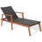 Degory Outdoor Wood Chaise Lounge