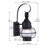 Cioffi Lantern shape Black Metal Wall Light-1582561395-1522112377
