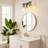 2-Light Hammered Glass Vanity Light-179080864