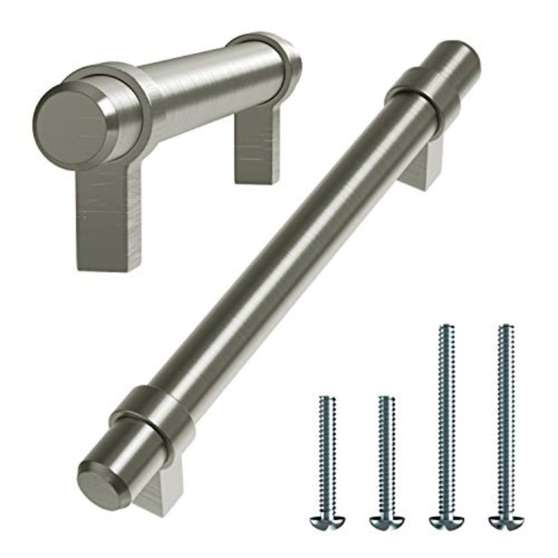 Ensemble de poignées en acier inoxydable de qualité supérieure, Nickel satiné, 3"