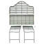 Banc de jardin en fer Ezio Chippendale