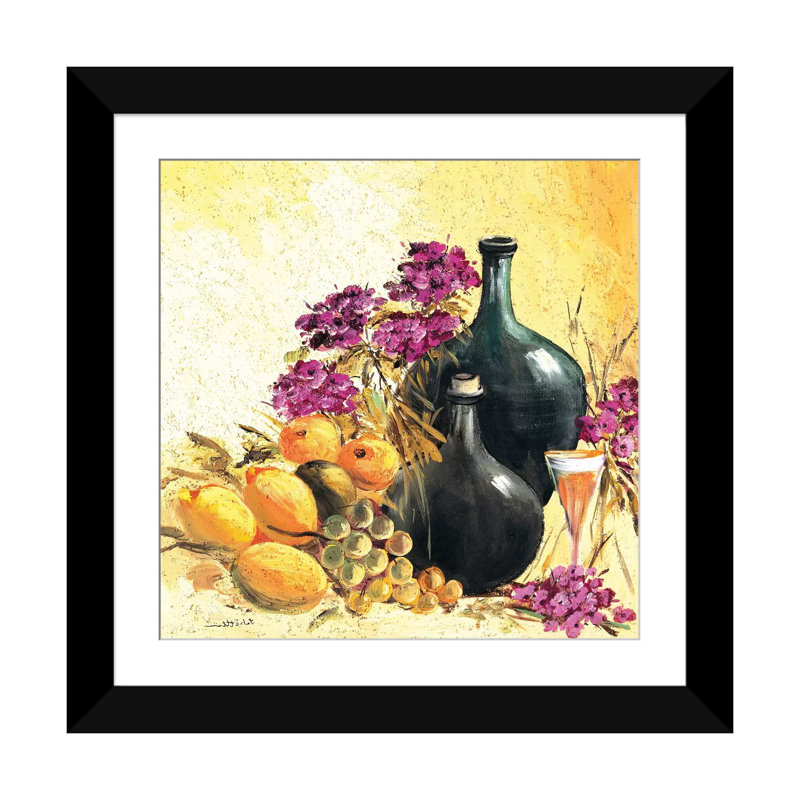 « citron still life », impression sur toile, H 16 po x l 16 po x P 1 po, Papier d'art encadré noir, Blanc