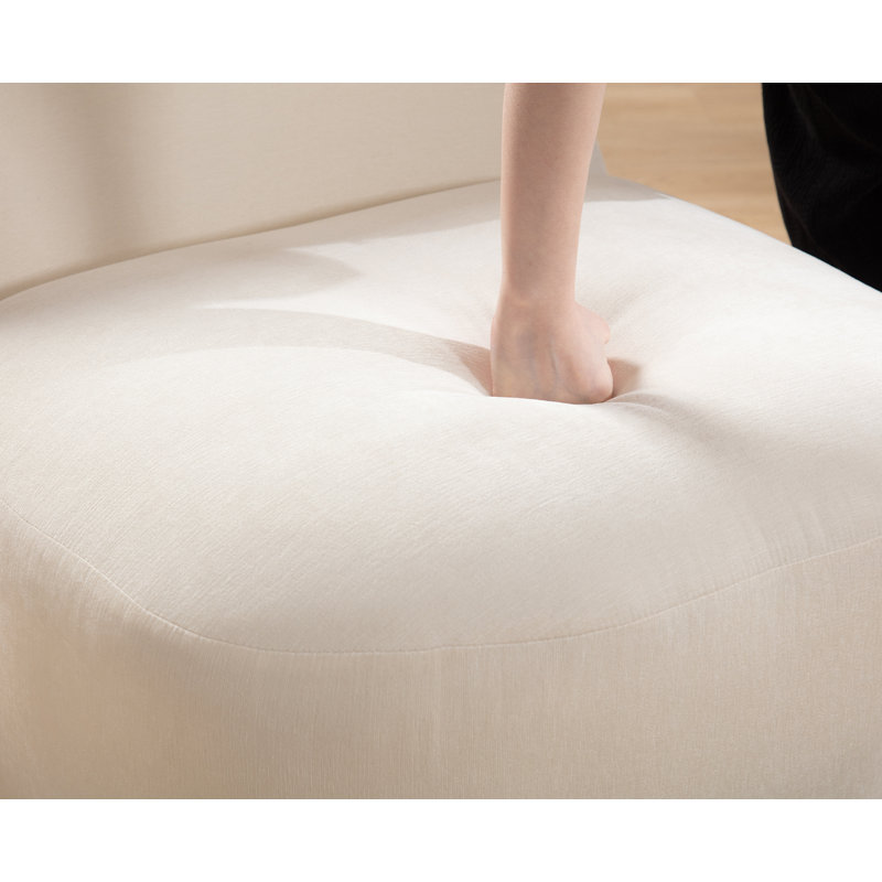 Pivot large de 27,25 po Rinju, Chenille beige