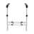 18.7'' Adjustable Grab Bar Elderly Standing Aid Rail 