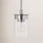 Mini-luminaire suspendu en verre transparent l 5 po x H 8 po Eline Elstone-107220554