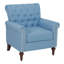 Fauteuil d'appoint capitonné de 29,9 po Abcde-65361619
