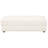 Upholstered Rectangular Storage Ottoman Ivory