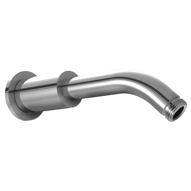Contemporary Angled Shower Projection Arm, Brushed Nickel